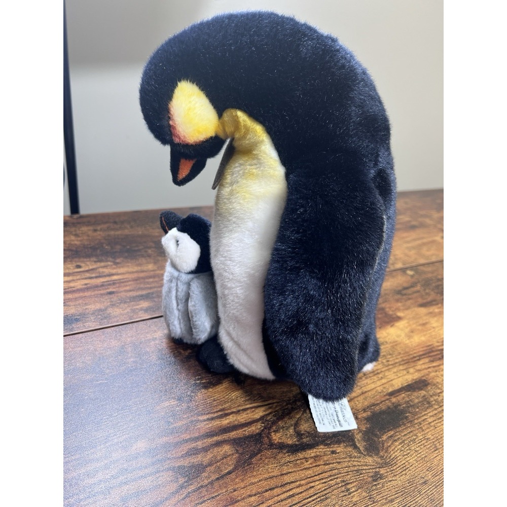 Russ Berrie Yomiko Classics Mommy And Baby Penguin Plush